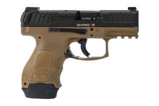 Heckler & Koch VP9SK 9mm Pistol with FDE polymer adjustable frame